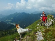 51 in cresta affilata con vista su Mezzoldo...